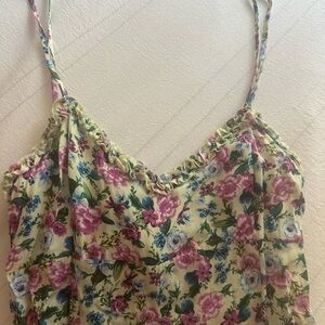 Zara Floral maxi dress with slit